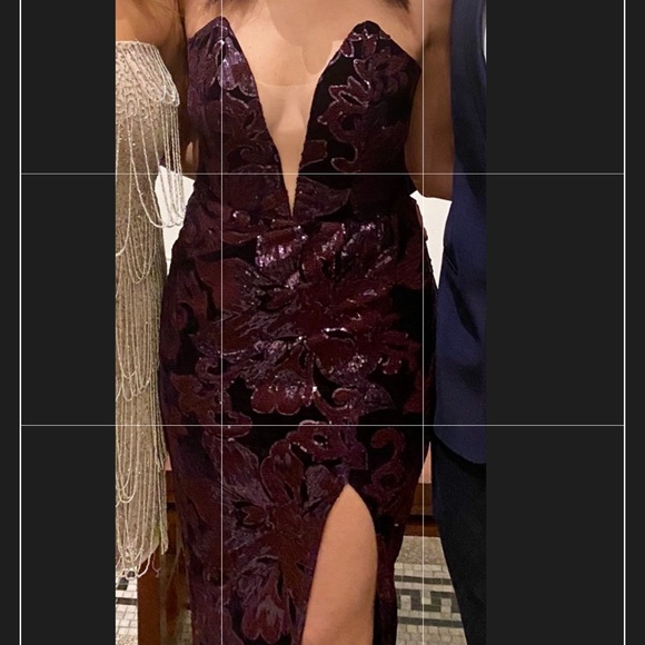 Elegant Purple Evening Gown - Picture 1 of 6